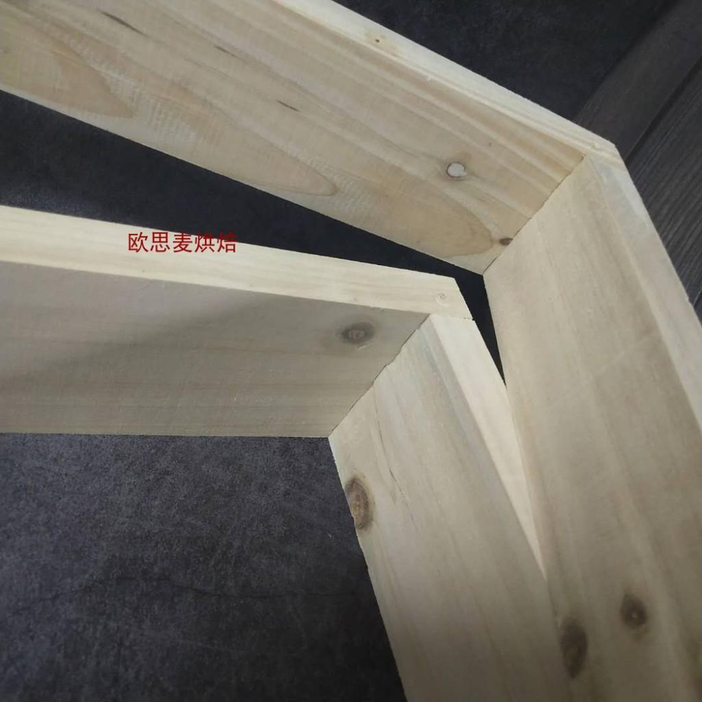 臺灣現貨 長崎蜂蜜蛋糕木框模具兩個裝 長方形木框8cm高日式糕點烘焙模具-細節圖7