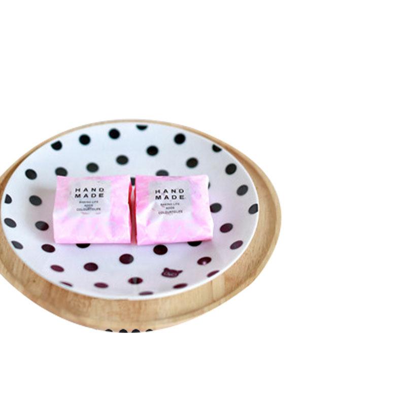 臺灣現貨 歐思麥烘焙英文平口側立機封磨砂平口袋/糖果餅乾袋/月餅機封袋50個-細節圖4