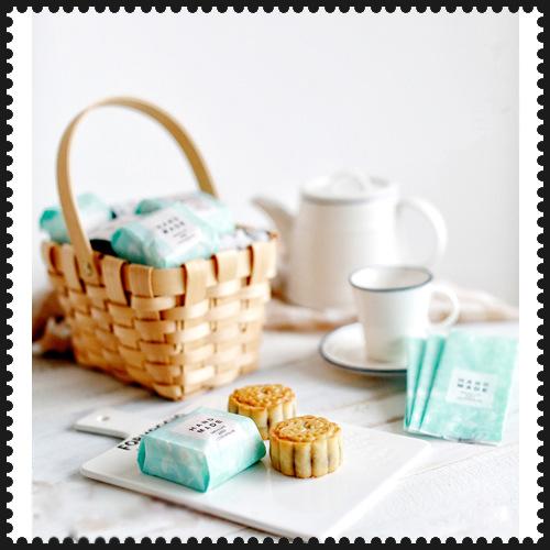 臺灣現貨 歐思麥烘焙英文平口側立機封磨砂平口袋/糖果餅乾袋/月餅機封袋50個-細節圖6