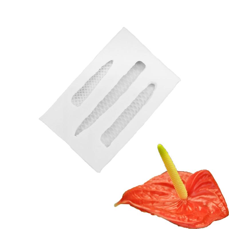 臺灣現貨 歐思麥烘焙新品食品級模擬翻糖花瓣紅掌花心葉壓紋矽膠模具黏土烘焙蛋糕裝飾（恩）-細節圖4