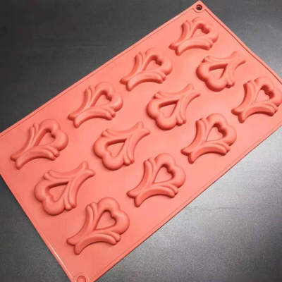臺灣現貨 磚紅色矽膠蛋糕模 慕斯模具 巧克力模DIY多孔烘焙模輕薄款YW2041（群）