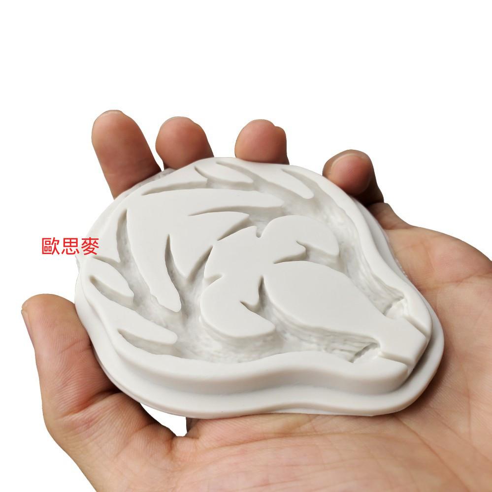 臺灣現貨 歐思麥耶誕節麋鹿角翻糖矽膠模diy巧克力黏土聖誕主題裝飾蛋糕烘焙模具（艺）-細節圖7