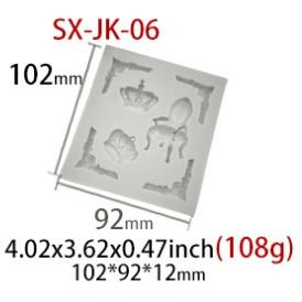 臺灣現貨 歐式鏡框系列翻糖液態矽膠模具DIY烘焙蛋糕裝飾巧克力模具06號（三）-細節圖2