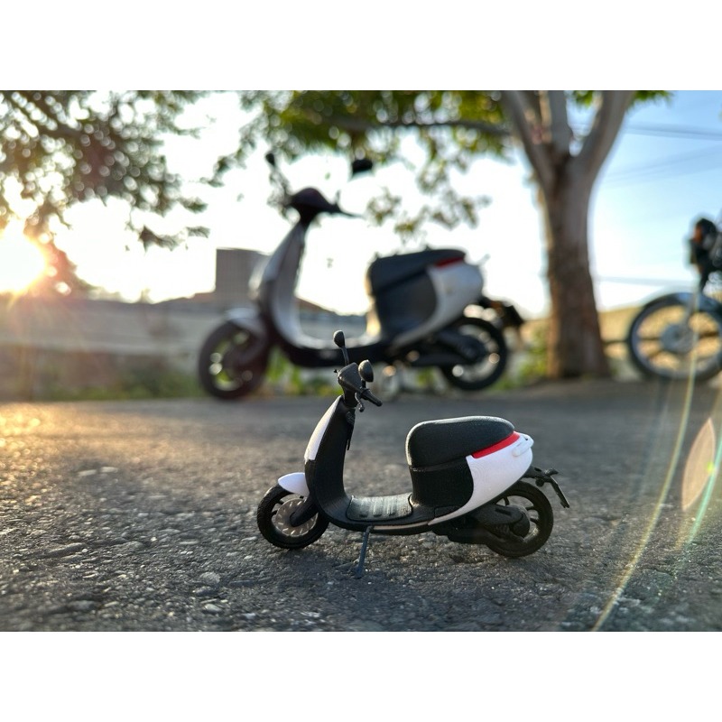 3D列印- FDM Gogoro狗狗肉S1小模型 1:16 靜態模型 龍頭輪胎可動版-規格圖3