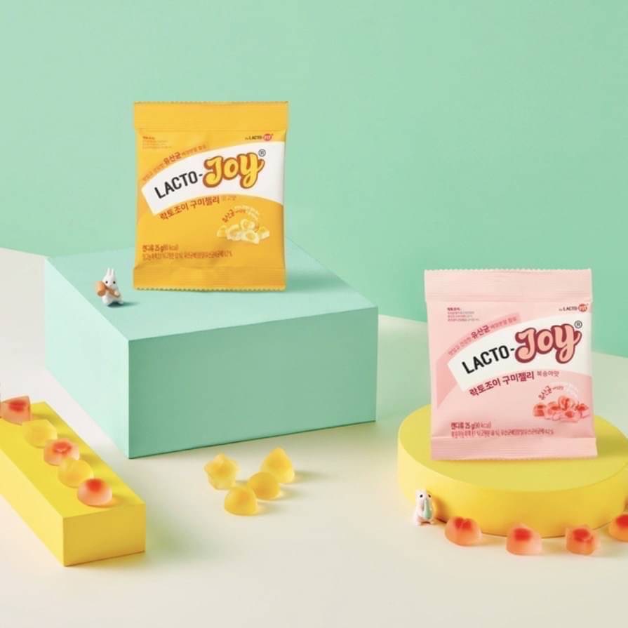 韓國鐘根堂 LACTO-FIT 益生菌軟糖 乳酸菌軟糖 芒果軟糖 水蜜桃軟糖25g/包-細節圖3