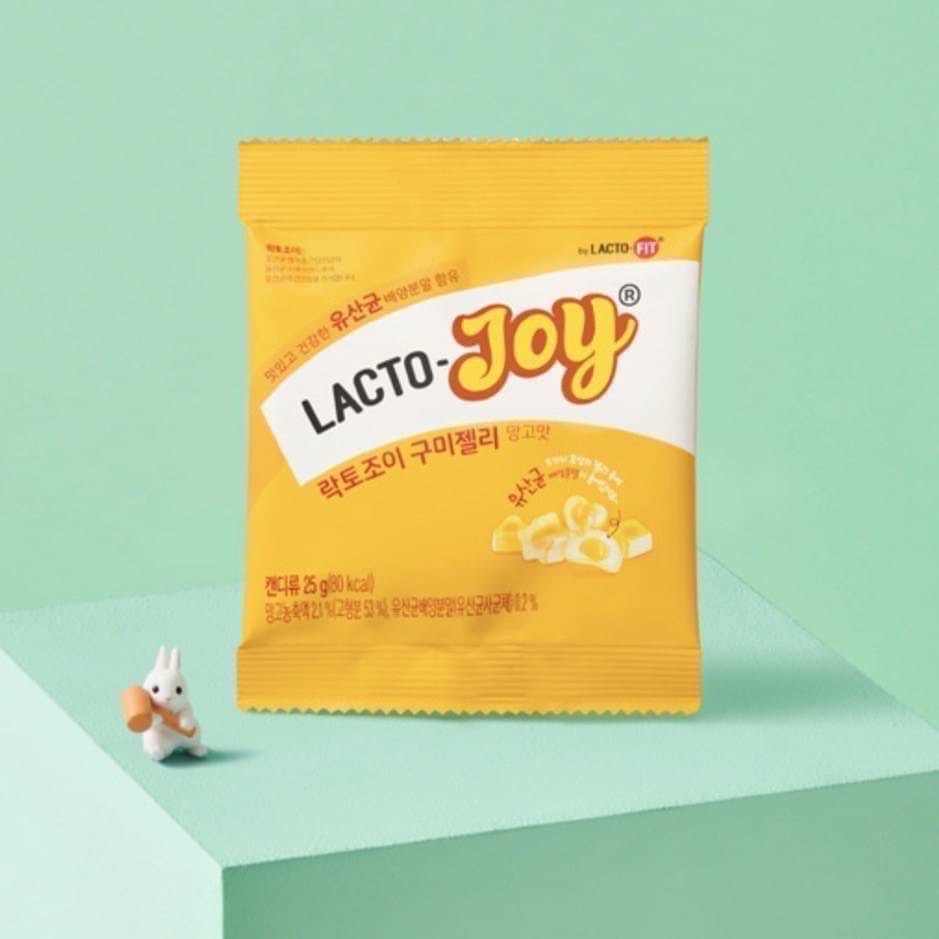 韓國鐘根堂 LACTO-FIT 益生菌軟糖 乳酸菌軟糖 芒果軟糖 水蜜桃軟糖25g/包-細節圖4