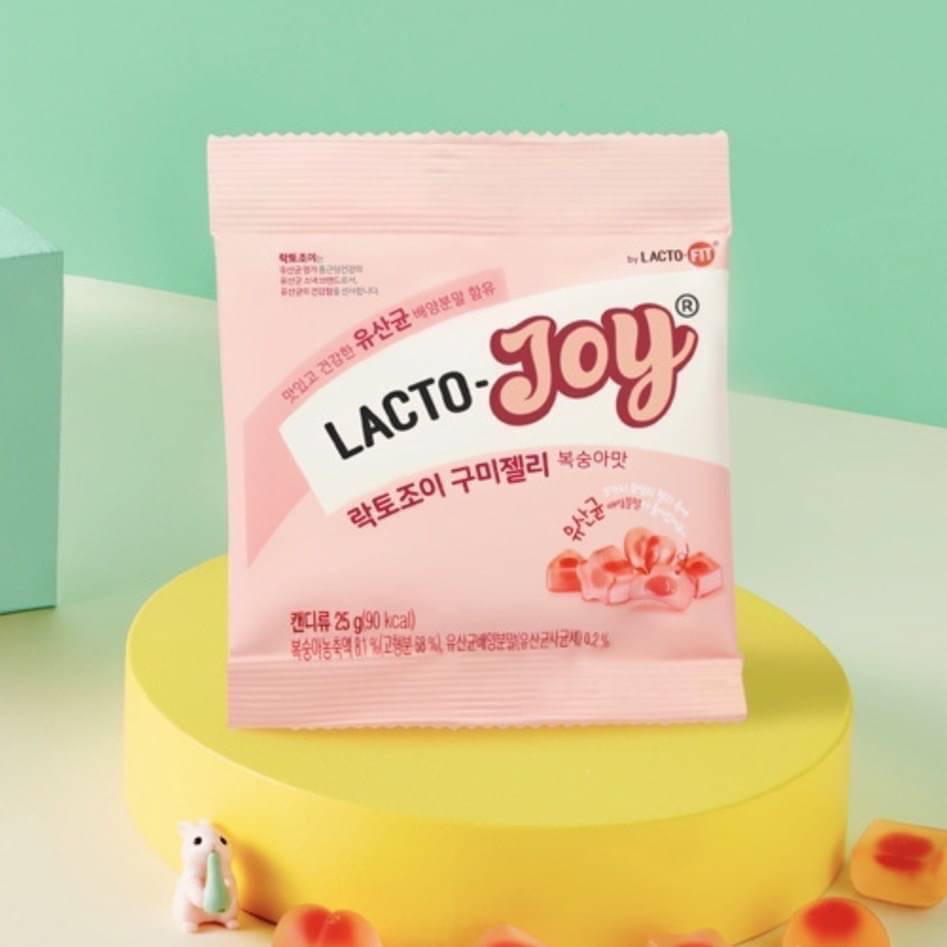 韓國鐘根堂 LACTO-FIT 益生菌軟糖 乳酸菌軟糖 芒果軟糖 水蜜桃軟糖25g/包-細節圖5