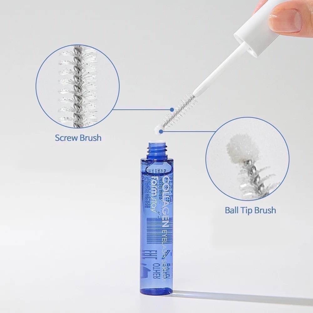 韓國 FarmStay 小藍管超睫濃纖 膠原賦活睫毛精華10g-細節圖5