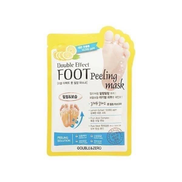 韓國 Double&Zero 檸檬去角質足膜(一雙入)-細節圖3