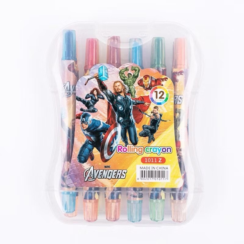 📣台灣現貨/12色旋轉蠟筆🖍️畫畫文具/兒童節禮物🎁-細節圖4