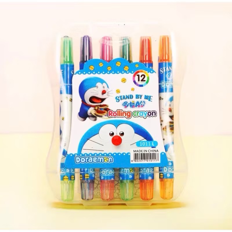 📣台灣現貨/12色旋轉蠟筆🖍️畫畫文具/兒童節禮物🎁-規格圖5