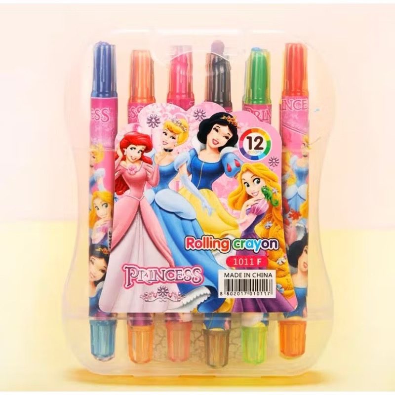 📣台灣現貨/12色旋轉蠟筆🖍️畫畫文具/兒童節禮物🎁-規格圖5
