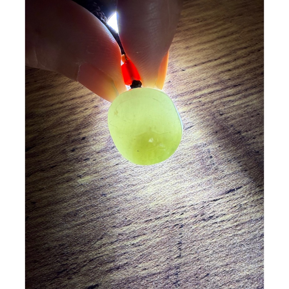 《寶瑠璃玉石水晶》保真天然和田玉且末料帶翠，手工立體雕刻「富甲天下」龜甲掛飾、吊墜-細節圖8