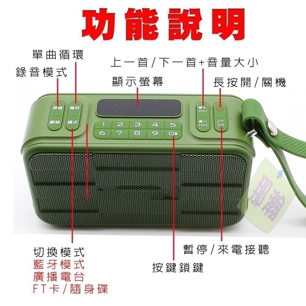 快速出貨：多媒體F29播放器藍牙無線音響收音機便攜插卡耳機U盤收音樂播放器NCC/BSMI合格商檢認證藍牙音響-細節圖2