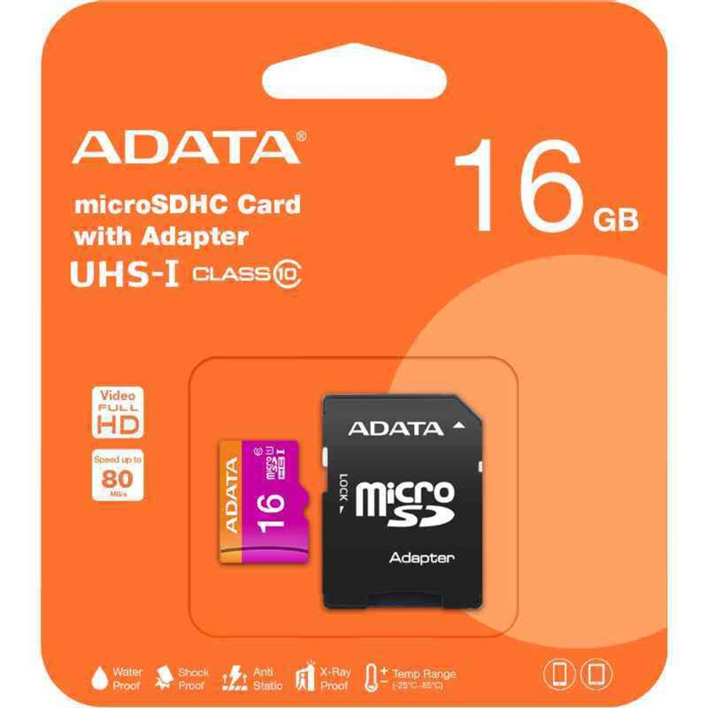 臺灣現貨：【長輩專用記憶卡】ADATA 威剛 16G 32G TF 記憶卡microSD紫卡C10 U1 適用監視器行車-規格圖8