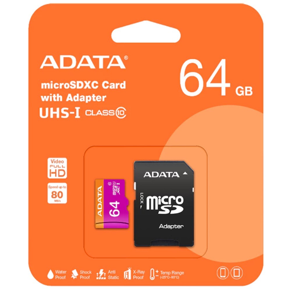 臺灣現貨：【長輩專用記憶卡】ADATA 威剛 16G 32G TF 記憶卡microSD紫卡C10 U1 適用監視器行車-規格圖8