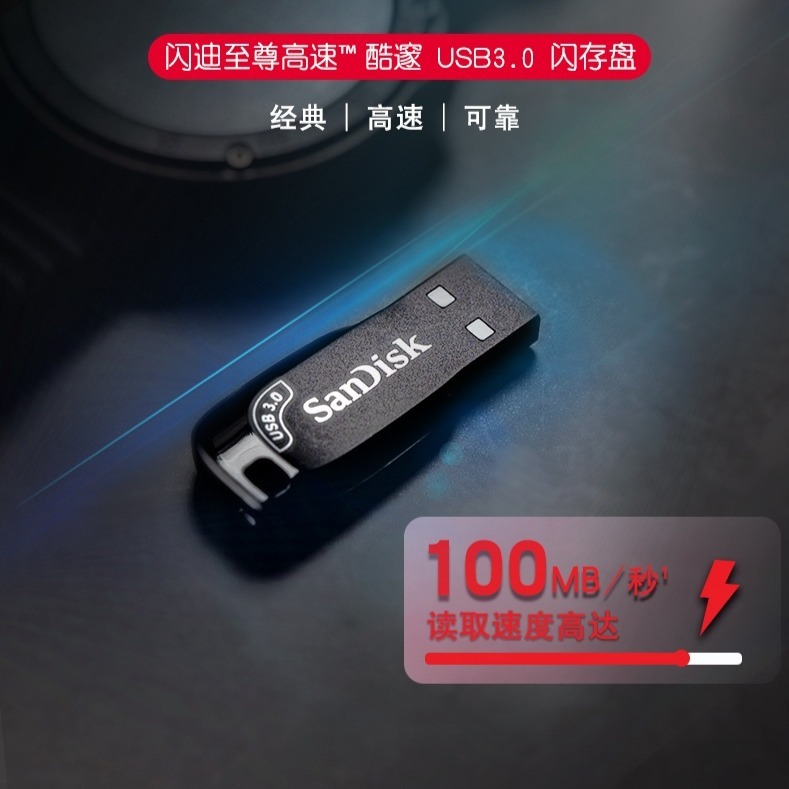 臺灣現貨：【長輩專用隨身碟】SanDisk閃迪CZ410迷你32G USB3.0加密高速隨身碟-細節圖5