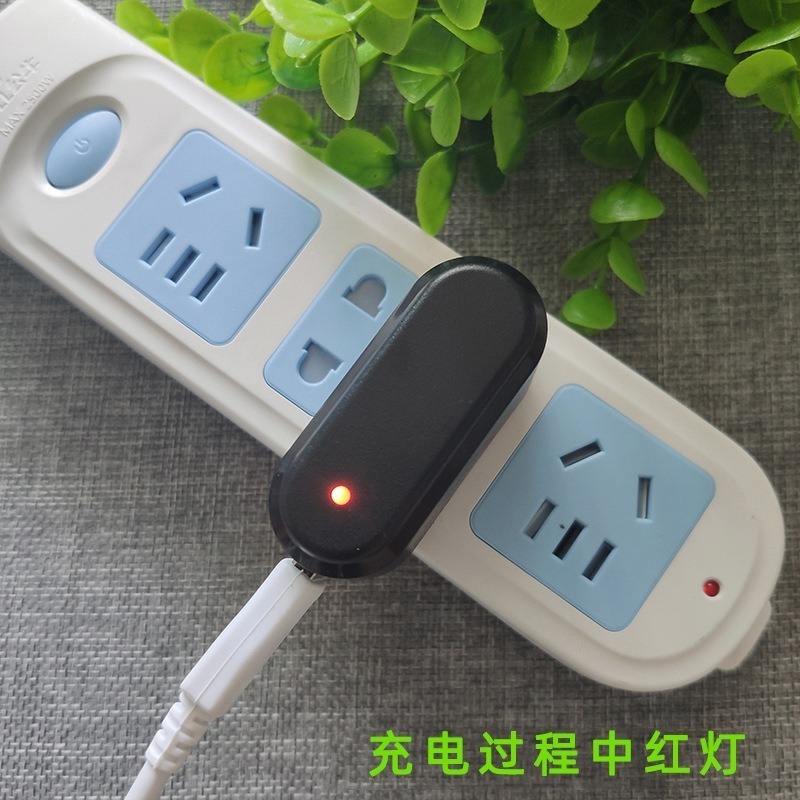 臺灣現貨：自動變燈1A USB充電頭充電亮紅燈充滿電自動變綠燈-細節圖3