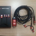 快速出貨：通用HDMI三合一高清2K手機同屏線 蘋果 安卓 type-c手機視頻線投影到電視-規格圖9