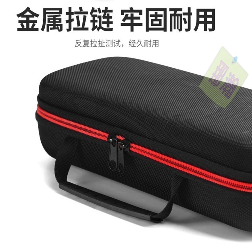 快速出貨：麥克風收納包一拖二無線麥克風eva包防震防摔拉鍊包無線麥克風收納包-細節圖3