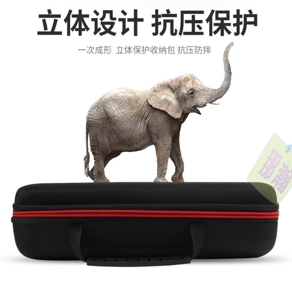 快速出貨：麥克風收納包一拖二無線麥克風eva包防震防摔拉鍊包無線麥克風收納包-細節圖5