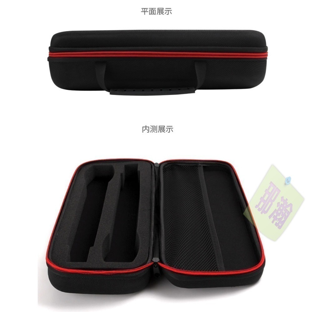 快速出貨：麥克風收納包一拖二無線麥克風eva包防震防摔拉鍊包無線麥克風收納包-細節圖8