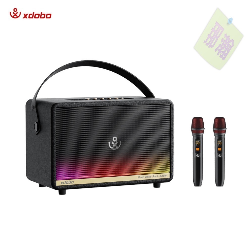 台灣現貨：XDOBO喜多寶Mirage MAX無線藍牙音箱300W功率復古直播家庭K歌樂器音響-規格圖9