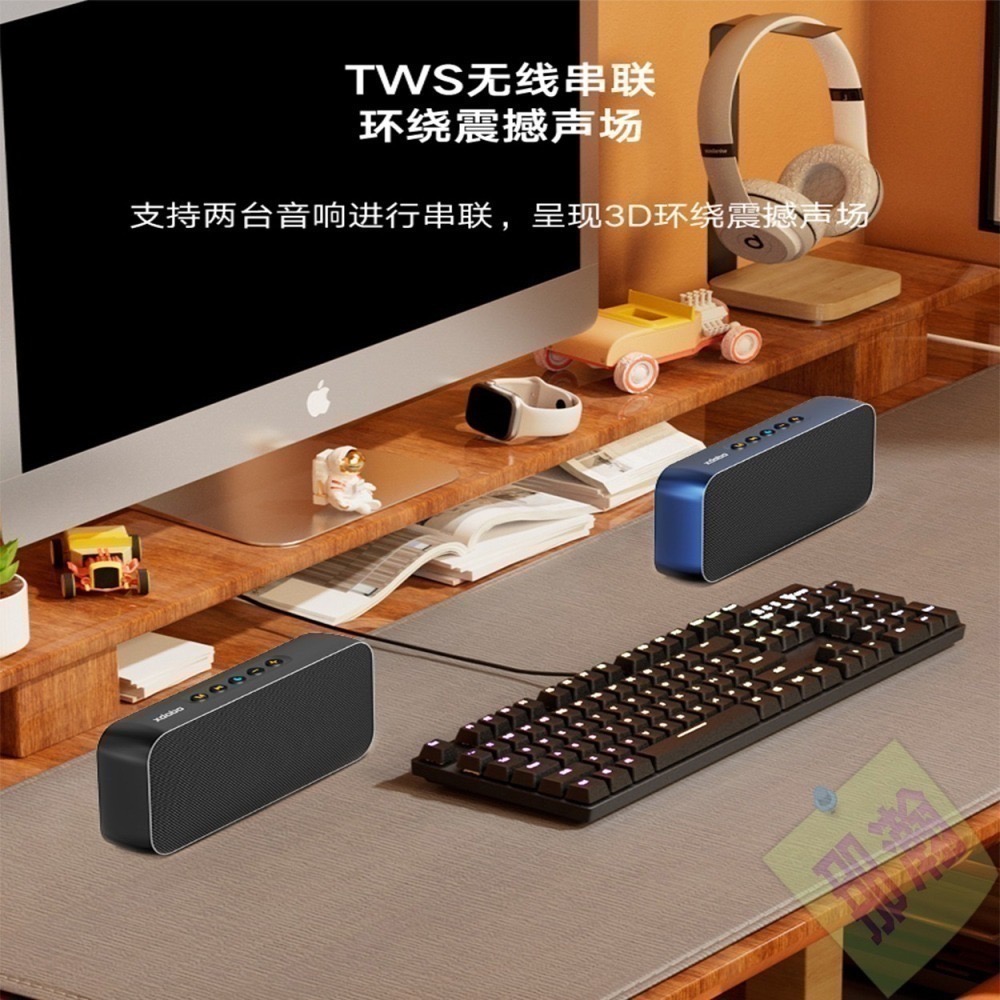 快速出貨：XDOBO喜多寶 Luxe 無線藍牙音箱60W高功率TWS互聯戶外便攜高階金屬重低音炮音響-細節圖7