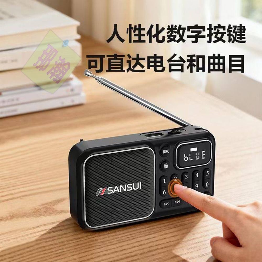 【現貨】 多媒體F66藍牙無線音響 FM收音機 便攜式插卡隨身聽 可拆卸電池 支援錄音 隨身碟播放 耳機輸出 擴音機-細節圖3