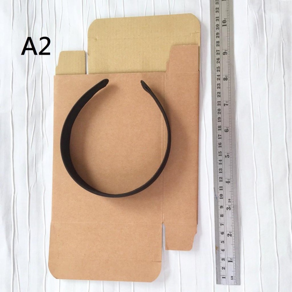 長方形赤面牛皮紙盒-扁~包裝 髮飾包裝 飾品包裝 喜糖盒 手工商品 禮盒 禮物盒 紙箱 包裝箱 宅配箱 項鍊包裝 相框盒-細節圖5