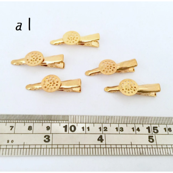 髮飾材料~邊夾 BB夾 髮夾 UV膠材料 抓夾 瀏海夾 手工藝 DIY一字夾 鴨夾 壓夾 古風 日式馬尾勾 新娘飾品-規格圖4