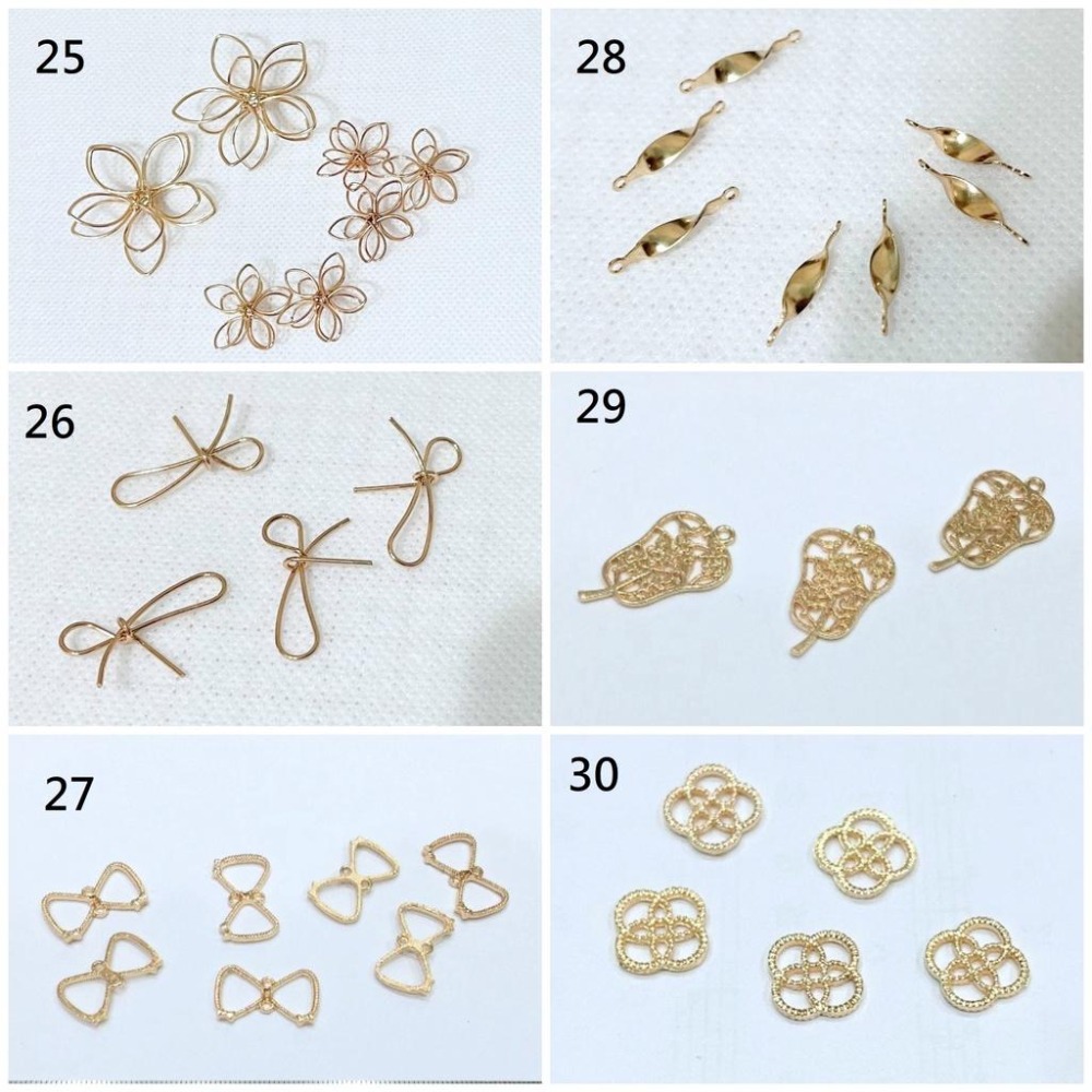 耳飾耳環掛件合金材料~蝴蝶 頭飾 美甲 鑰匙圈 手機殼 配件 手工藝 DIY 手作 金屬 掛飾 古風髮飾材料 新娘飾品-細節圖5