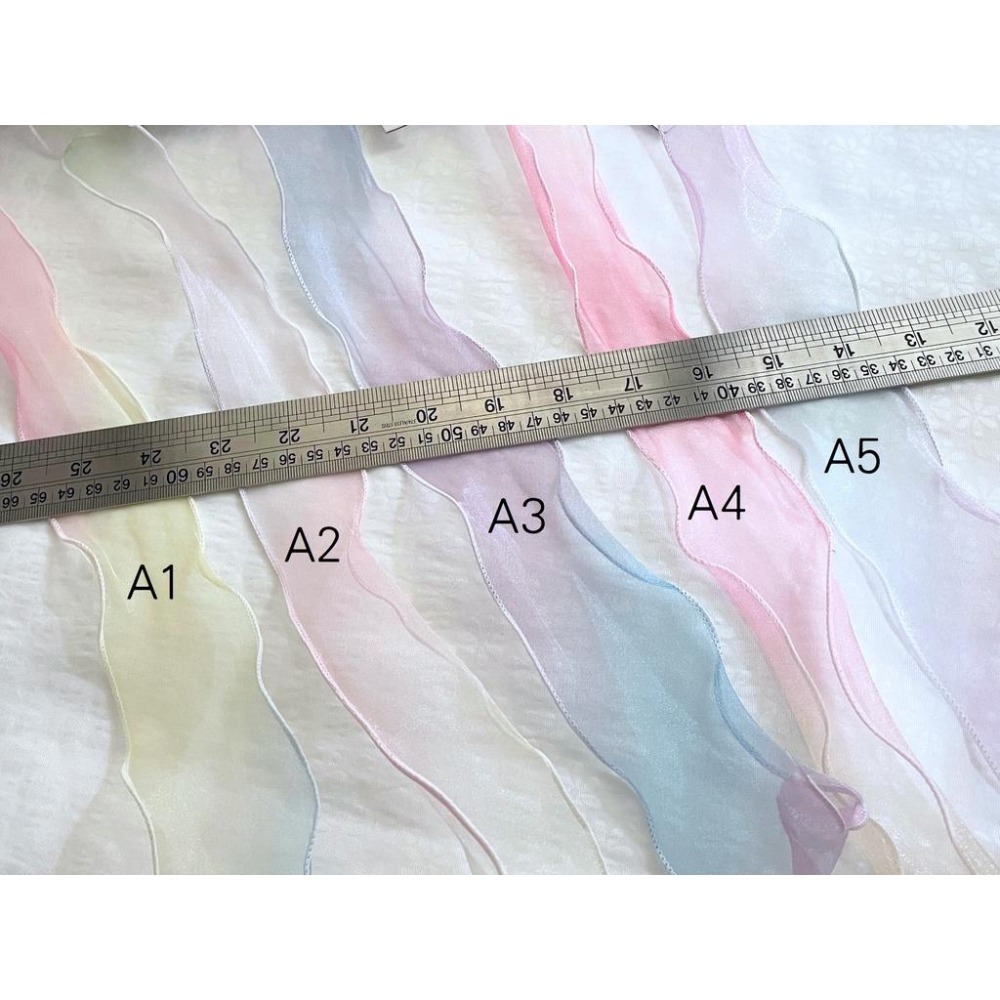 波浪烤邊雪紗緞帶~荷葉邊高質感包裝材料 手工藝 居家布置 娃衣 DIY 帽子蝴蝶結 髮飾 手作 鞋子裝飾 腰帶 啾啾-細節圖4