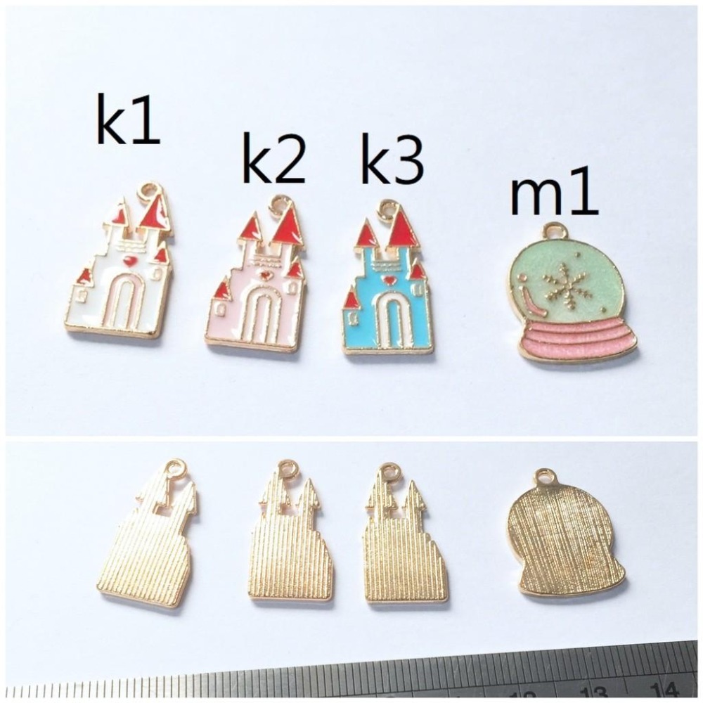 富士山日本藝妓城堡雪花~日式掛件 金屬 油滴 手工藝材料 手機殼 DIY 鑰匙圈 耳環 髮飾 耳飾 貼飾 掛件 手機吊飾-細節圖4