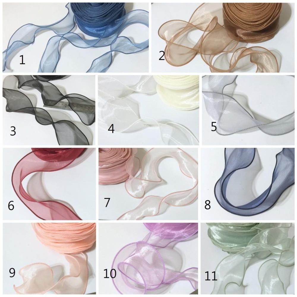 荷葉邊雪紗帶~ 拷邊 拷克帶 波浪紗帶 服裝輔料 洋裁 帽子蝴蝶結 髮飾 DIY 包裝織帶 插花 花藝緞帶 裝飾 手工藝-細節圖2