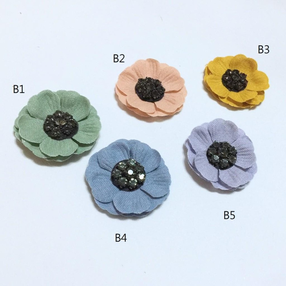 lilian085~ 高質感布花 胸花 花圈 頭飾 新娘髮飾 古風髮簪 髮飾材料 和風頭飾 DIY 手工藝 日本髮叉-細節圖2