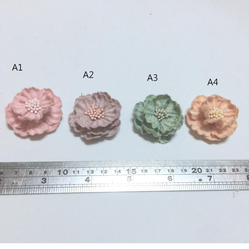 lilian085~ 高質感布花 胸花 花圈 頭飾 新娘髮飾 古風髮簪 髮飾材料 和風頭飾 DIY 手工藝 日本髮叉-細節圖3