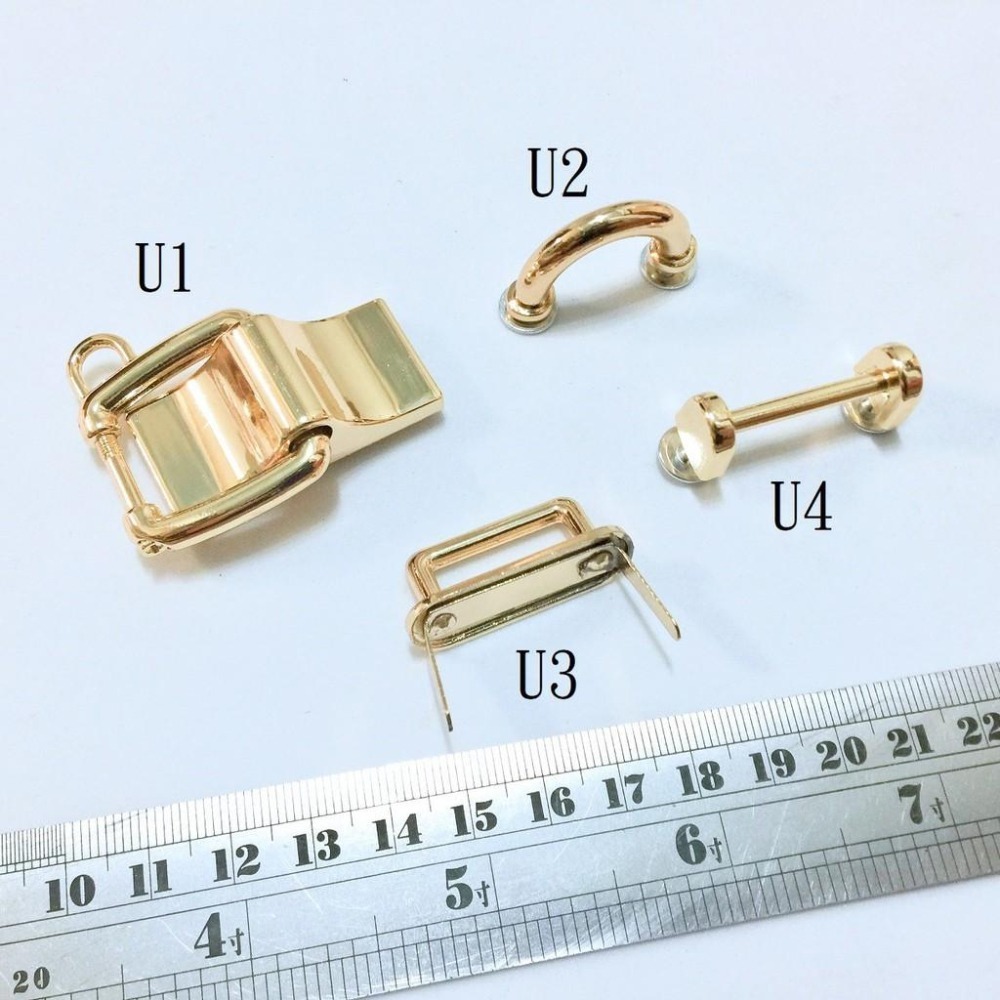 拱橋 提環 提耳 提把連接~高質感包包金屬配件 DIY 手作材料 皮革包配件 合金 20mm 25mm 淺金色-細節圖2