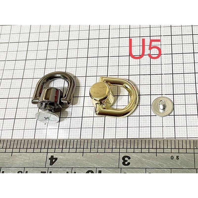 拱橋 提環 提耳 提把連接~高質感包包金屬配件 DIY 手作材料 皮革包配件 合金 20mm 25mm 淺金色-細節圖4