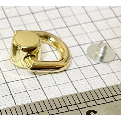 拱橋 提環 提耳 提把連接~高質感包包金屬配件 DIY 手作材料 皮革包配件 合金 20mm 25mm 淺金色-規格圖4