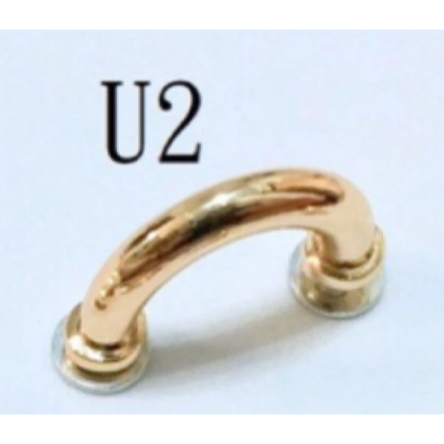 拱橋 提環 提耳 提把連接~高質感包包金屬配件 DIY 手作材料 皮革包配件 合金 20mm 25mm 淺金色-規格圖4