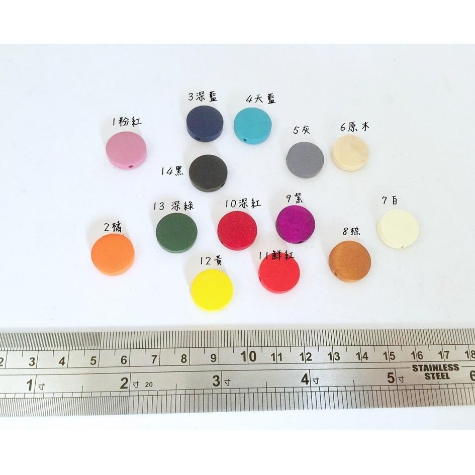 15mm圓形木製原木配件 掛件~手工藝材料 DIY 手作 耳環材料 髮飾 耳飾 貼飾 掛件 吊飾 手機殼 掛飾 鑰匙圈-細節圖2