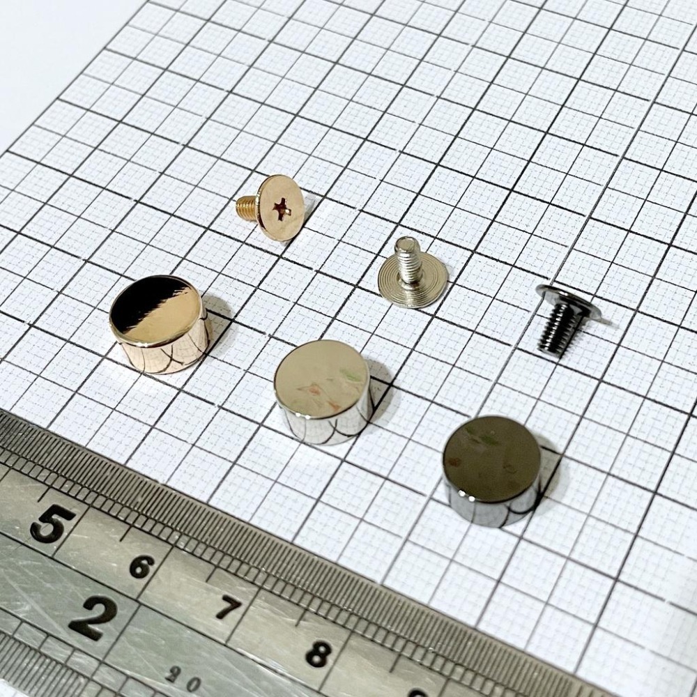 高質感腳釘 拉鍊尾~ 尾扣 尾止 5號拉鏈 箱包配件 槍黑色 銀色 淺金色 口金包材料 手工藝 五金材料 DIY 拼布-細節圖8