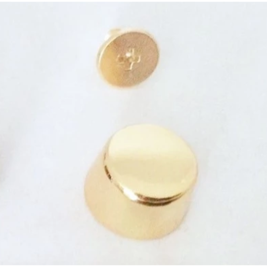 高質感腳釘 拉鍊尾~ 尾扣 尾止 5號拉鏈 箱包配件 槍黑色 銀色 淺金色 口金包材料 手工藝 五金材料 DIY 拼布-規格圖9