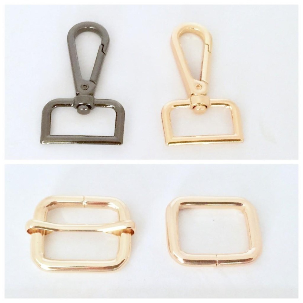 優質日形環 口環 日環 問號勾 龍蝦勾 勾扣 龍蝦扣~槍黑色 銀色 淺金色 口金包材料 手工藝 箱包配件 掛勾 厚五金-細節圖2