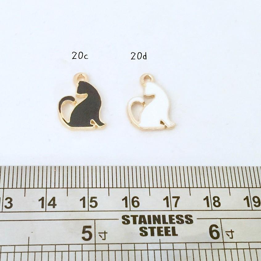 貓咪卡通合金配件~掛件 金屬 油滴 手工藝材料 手機殼 DIY 鑰匙圈 耳環 髮飾材料 耳飾 貼飾 掛件 手機吊飾-細節圖3