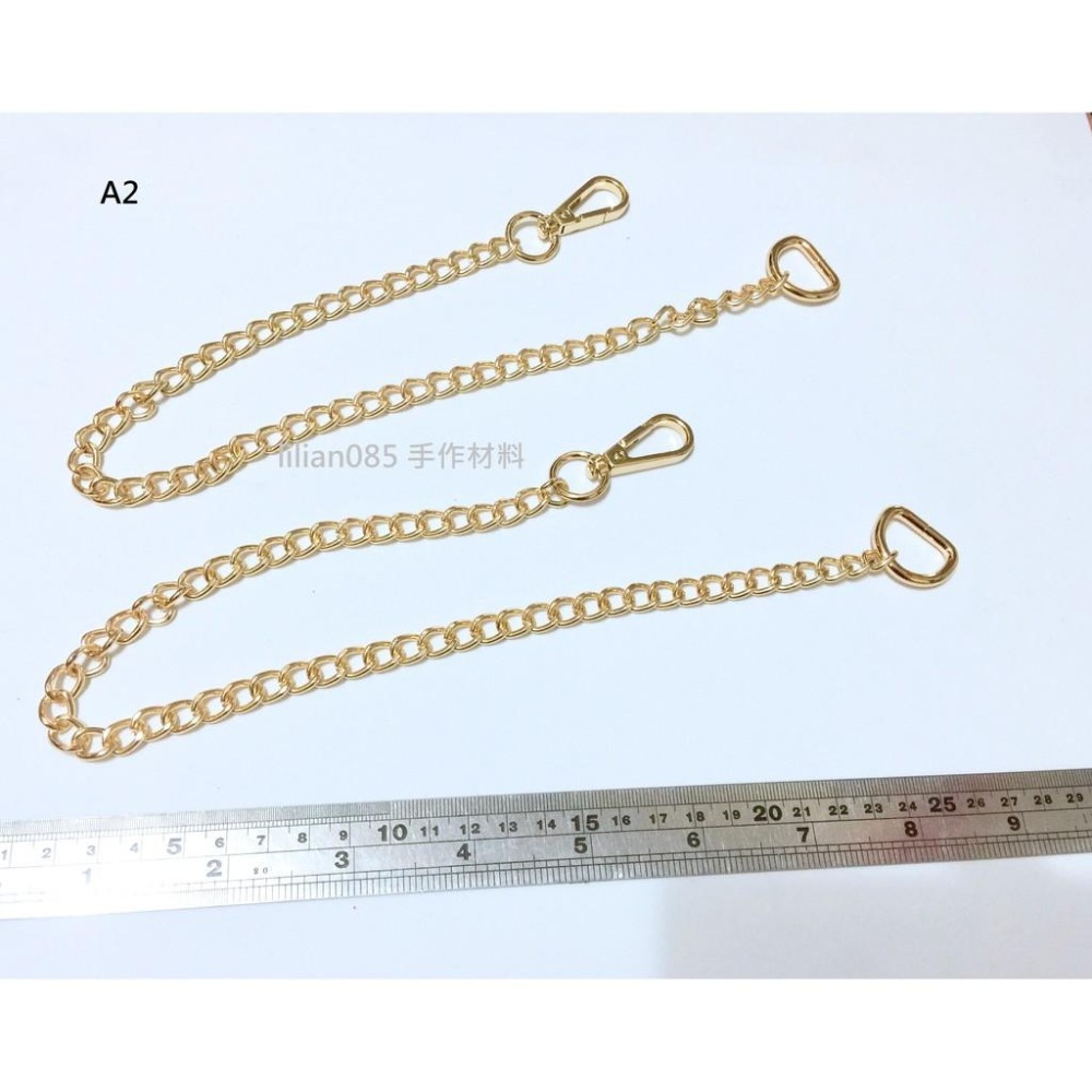 高質感金屬鏈條~問號勾 槍黑色 銀色 淺金色 口金包材料 手工藝 斜揹 鍊條 口金鏈條 金屬鏈 鋅合金 箱包配件 DIY-細節圖3