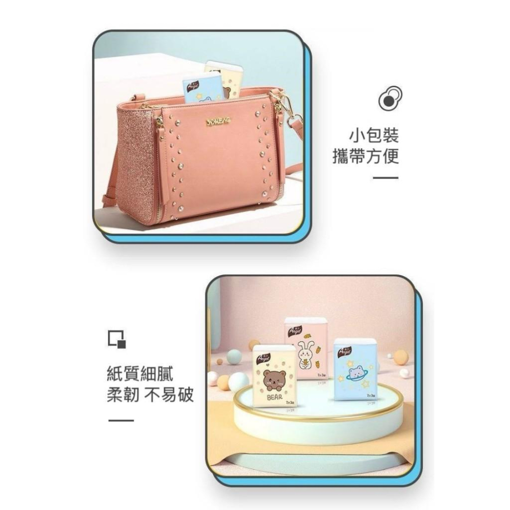 【台灣現貨火速寄出】袖珍包面紙 3層7抽 便攜式 手帕紙 衛生紙 旅行 小包紙巾 餐巾紙 面紙 M0002-細節圖5