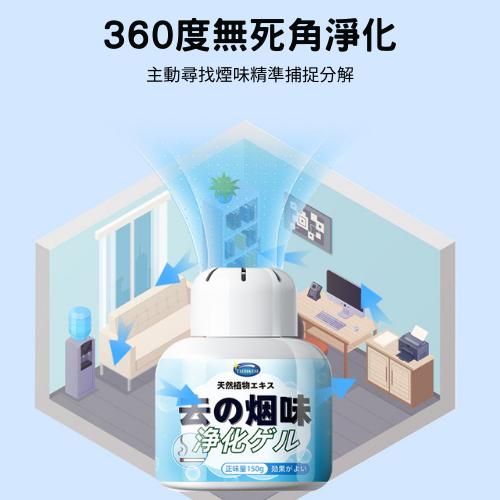 【台灣現貨火速寄出】空氣清新盒 除煙味神器 室內淨化 房間 車內 150g 煙味空氣 除異味 臭味 淨煙魔盒 K0003-細節圖3