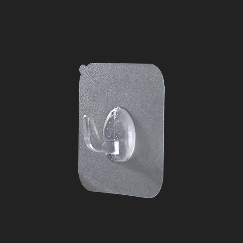 【台灣現貨火速寄出】強力黏貼掛鉤 掛勾 免打孔 無痕承重黏膠 透明廚房掛鉤 無痕強力掛鈎-細節圖4